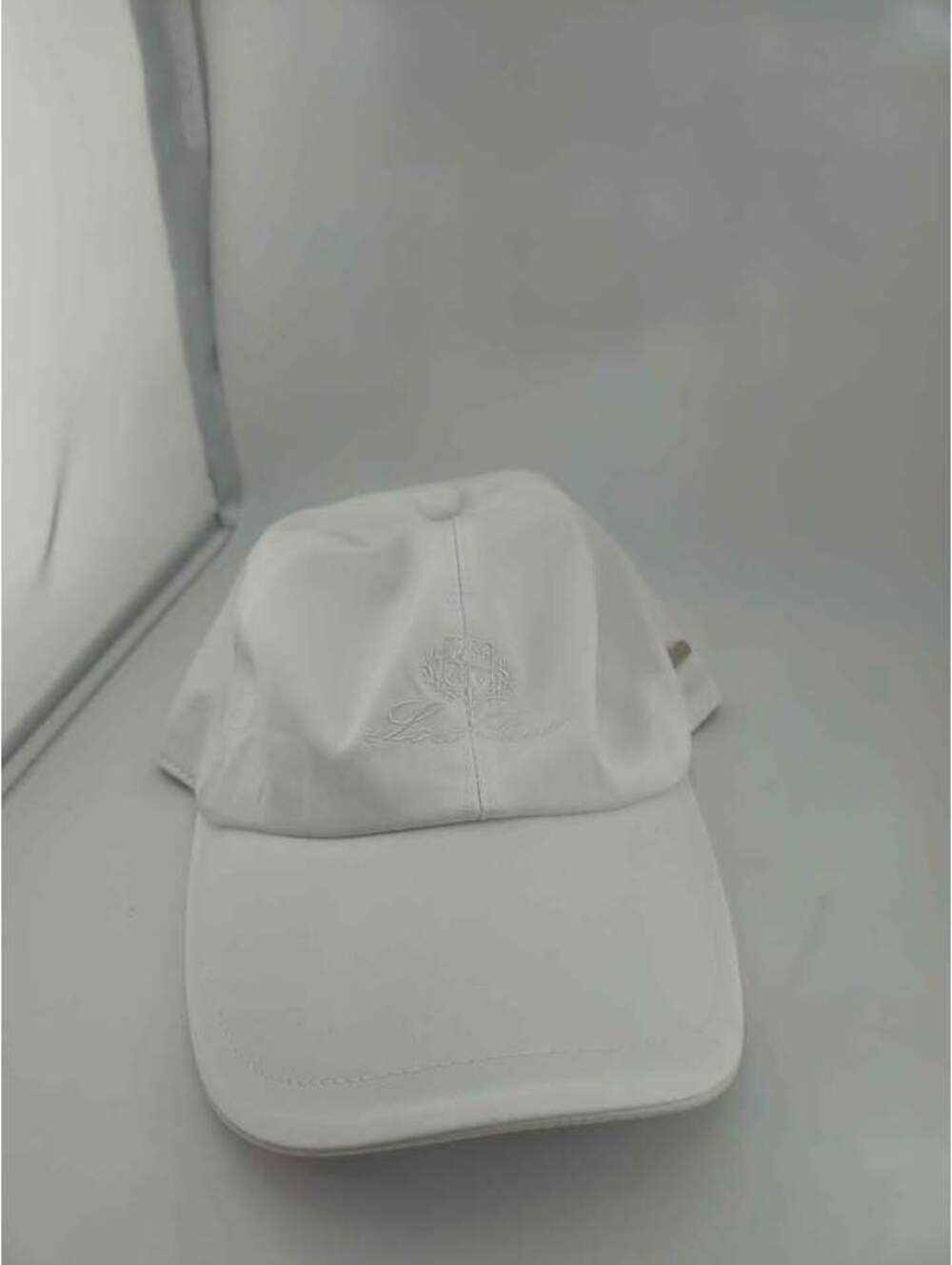 Loro Piana White Baseball Hat